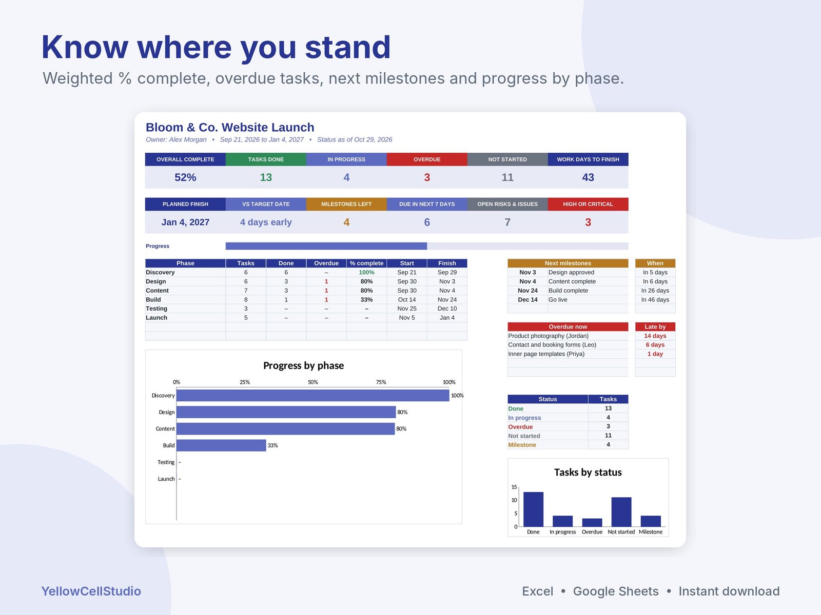 Project Planner & Gantt Chart preview 3