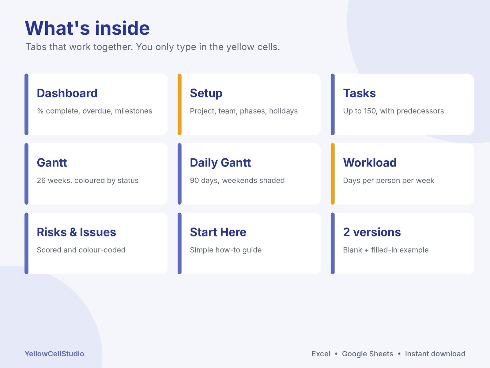 Project Planner & Gantt Chart preview 4