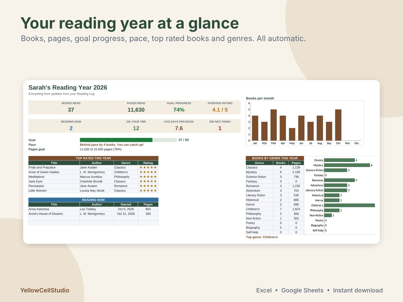Book Tracker & Reading Journal preview 2